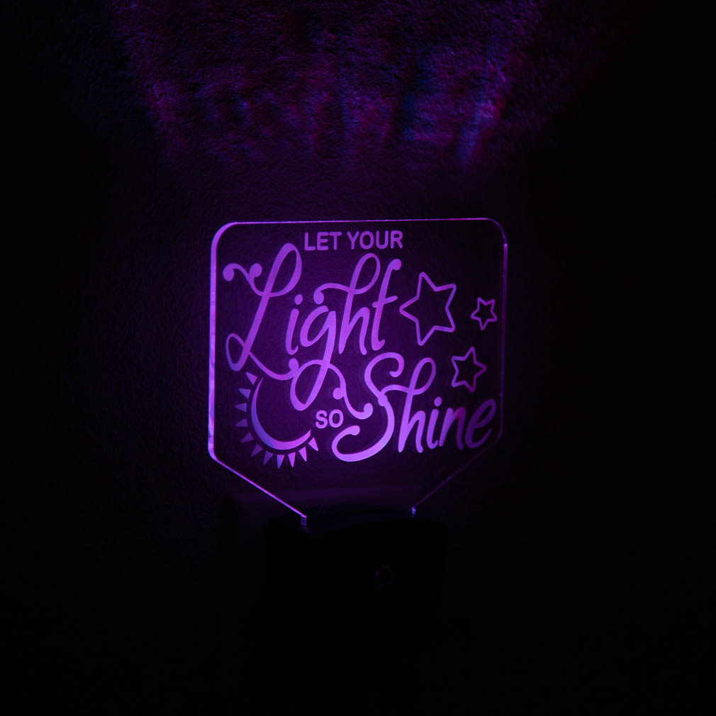 Let Your Light So Shine LED Night Light